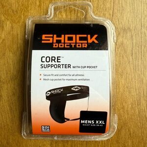 Shock Doctor Black Core Supporter for Men